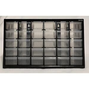 Craftsman Bin System 30 Compartment Drawers Screws Nails Beads Crafts Plastic